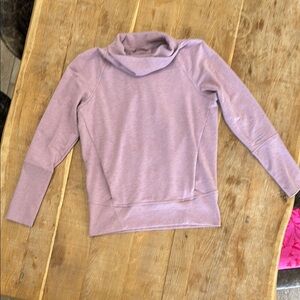 lululemon athletica Purple Cowl Neck Sweater great condition